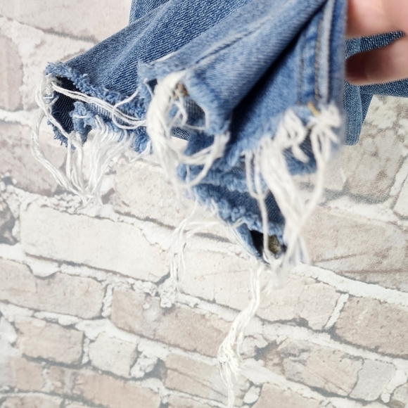 Free People We The Free Soak Up the Sun High Rise Thrashed Skinny Jean  Size 27 - Picture 12 of 16